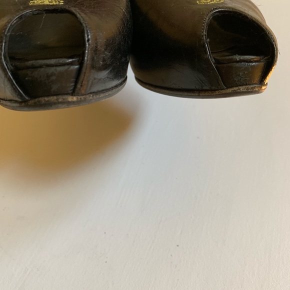 Chanel Black Leather Peeptoe - Picture 7 of 7